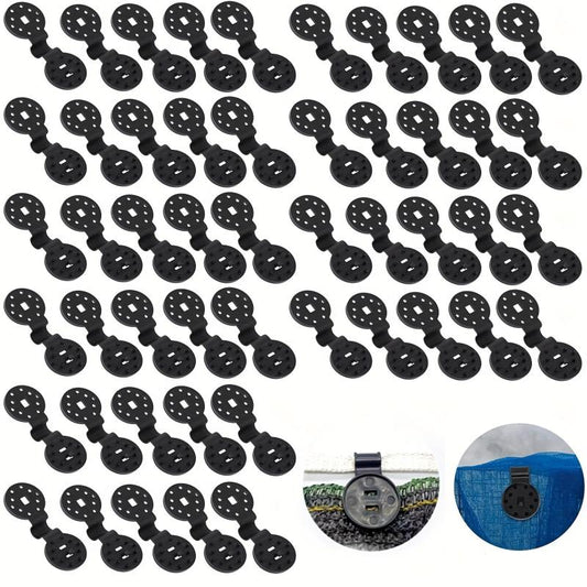 50pcs Large Shading Net Clip & Agricultural Film Fixing Clip