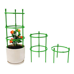 1pc Plant Support Stakes Double Deck Spliceable Round Plant Support Ring