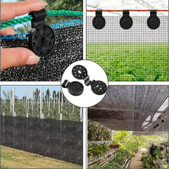 30pcs Plastic Sunshade Clips for Instant Grommet Film Shading Net Installation