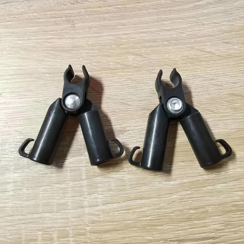 2pcs Plant Support Awning Pillar Clip Set Garden Steel Pip