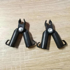 2pcs Plant Support Awning Pillar Clip Set Garden Steel Pip