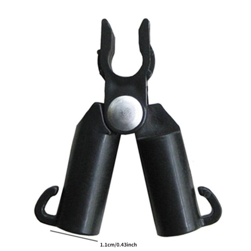 2pcs Plant Support Awning Pillar Clip Set Garden Steel Pip