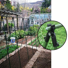 2pcs Plant Support Awning Pillar Clip Set Garden Steel Pip