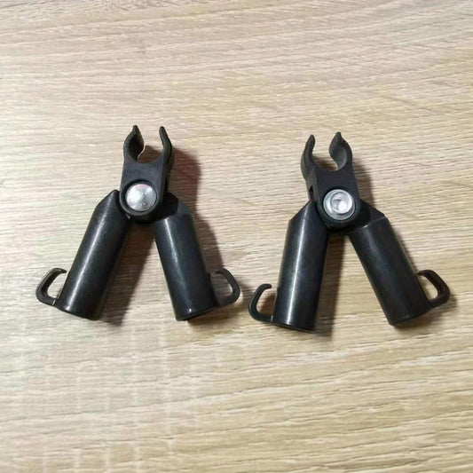 2pcs Plant Support Awning Pillar Clip Set Garden Steel Pip