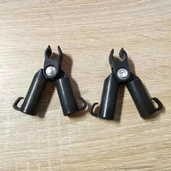 2pcs Plant Support Awning Pillar Clip Set Garden Steel Pip