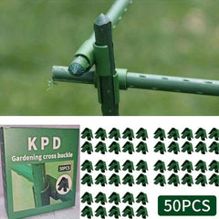 50pcs Cross Buckle Gardening Pillar Vine Climbing Frame