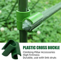 50pcs Cross Buckle Gardening Pillar Vine Climbing Frame