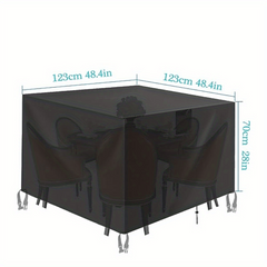 Waterproof Square Patio Furniture Covers