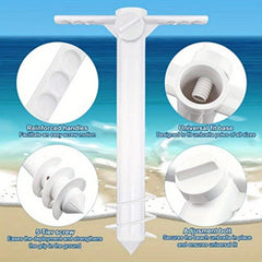 Summer Beach Umbrella Sand Anchor - Heavy Duty Outdoor Umbrella Base