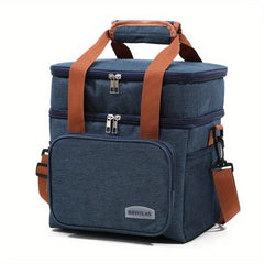 Reusable Double Layer Lunch Bag Insulated Lunch Box For Adult Work Picnic School