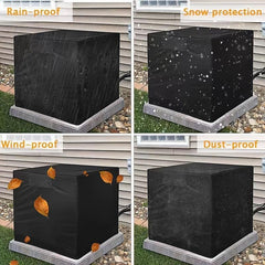 420D Air Conditioner Cover Outdoor Unit Anti Dust Heavy Duty Vent Full Cover