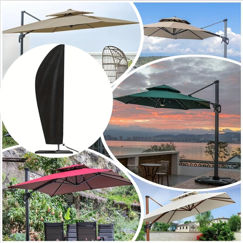 Waterproof Sunshade Umbrella Cover for Outdoor Patio Furniture