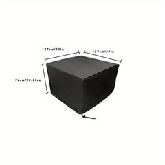 Stylish 210D Material Patio Furniture Set - Windproof, Waterproof, UV Proof
