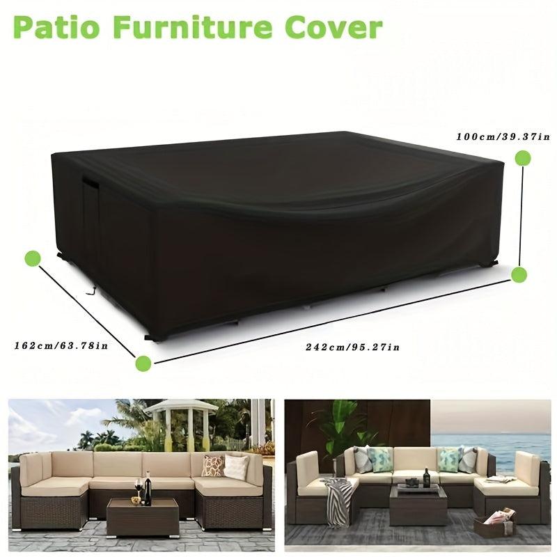 Stylish 210D Material Patio Furniture Set - Windproof, Waterproof, UV Proof