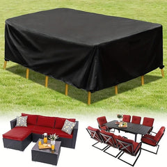 Stylish 210D Material Patio Furniture Set - Windproof, Waterproof, UV Proof
