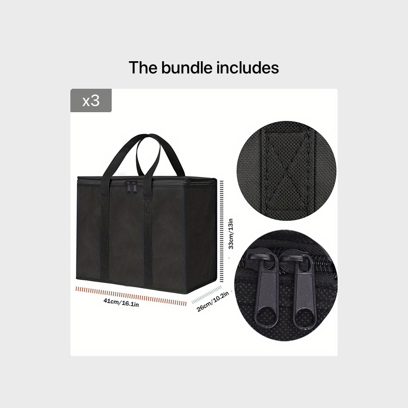 Outdoor Thermal Insulation Lunch Bag - Collapsible & Reusable