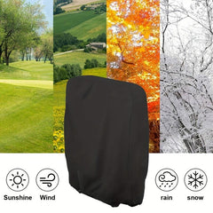 Waterproof Outdoor Folding Lounge Chair Cover UV Dustproof Furniture Cover