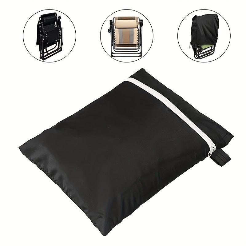 Waterproof Outdoor Folding Lounge Chair Cover UV Dustproof Furniture Cover