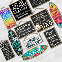 Retro Dumbfuckery Wooden Funny Sign