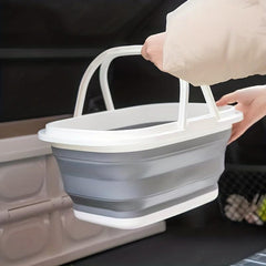 1pc Portable Folding Bucket Wash Tub Camping Beach Lawn