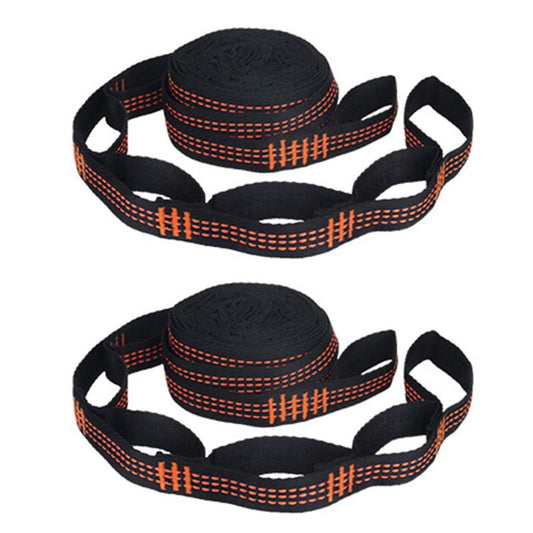 2pcs 2m Hammock Strap Outdoor Camping Hammock Garden Swing Straps Rope