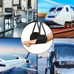 Memory Foam Travel Hammock With Airplane Footrest