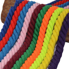 Natural Twisted Cotton Rope DIY Package Rope Strong Triple Strand Rope