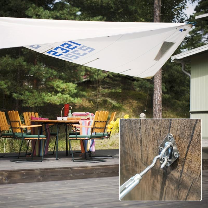Stainless Steel Shade Sail Hardware Kit for Sun Shade Installation