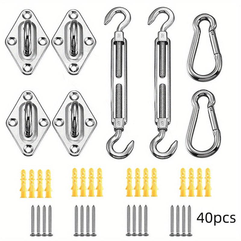 Stainless Steel Shade Sail Hardware Kit for Sun Shade Installation