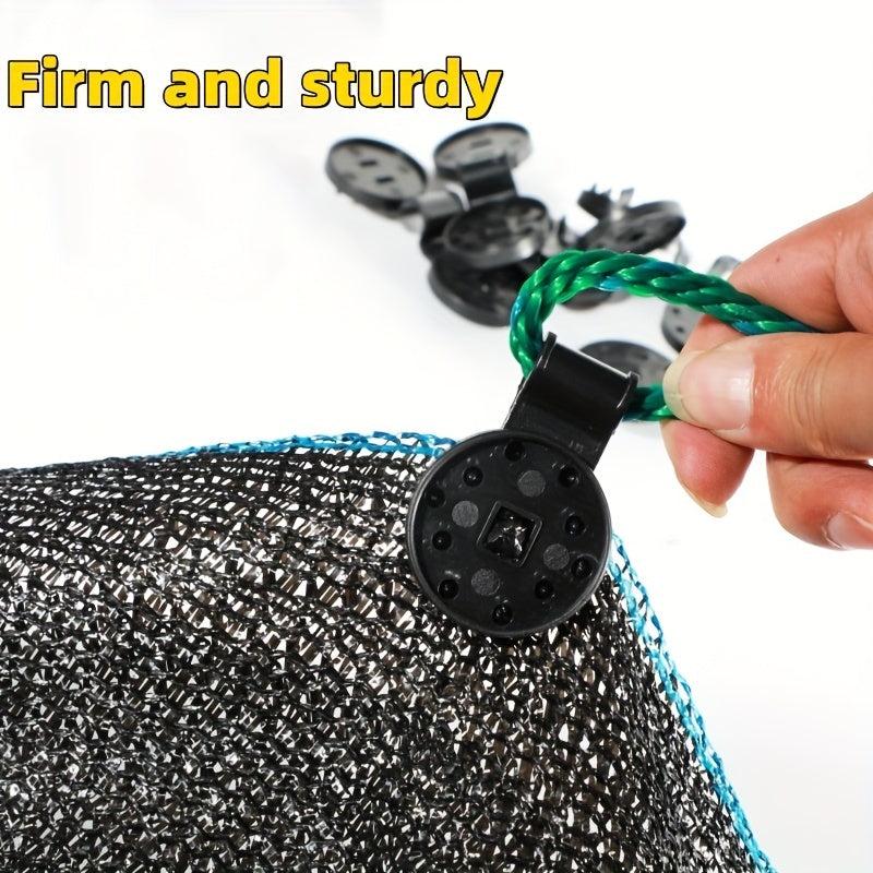 10pcs Plastic Sunshade Clips Fast Installation Home Agricultural Garden Netting