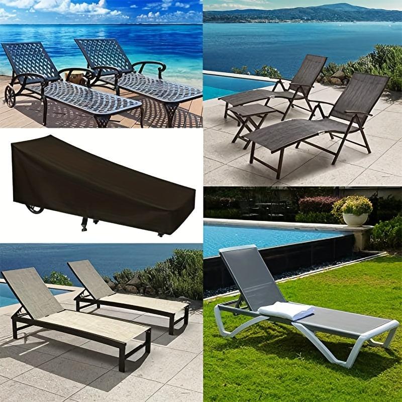 Waterproof Patio Chaise Lounge Cover Heavy Duty Outdoor Chair Covers