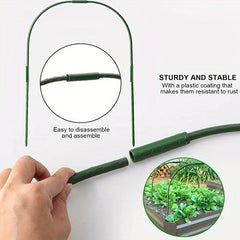 3pcs Greenhouse Hoops Garden Pole Grow Tunnel Frame Greenhouse Pipe