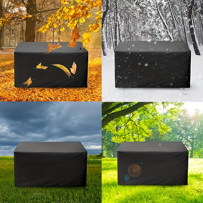 Waterproof Square Outdoor Furniture Cover Heavy Duty Table Cover