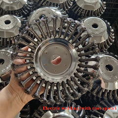 Steel Wire Lawn Mower Head for Rust Removal