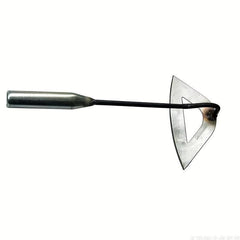All Steel Hardened Hollow Hoe Handheld Weeding Rake Farm Garden Tool