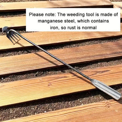 Weed Puller with 4 Teeth Gardening Hand Tool for Yard