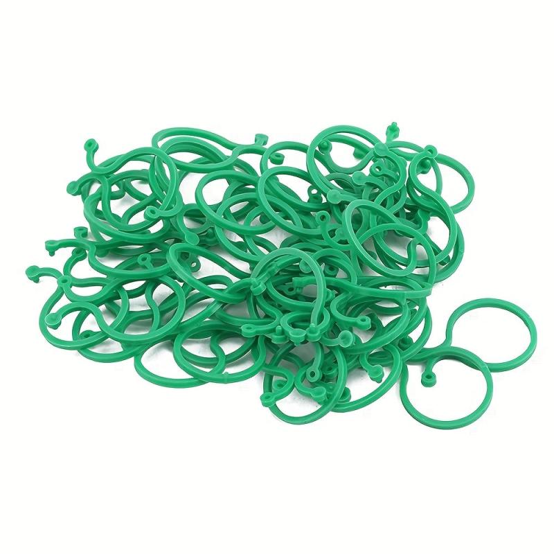 50pcs Garden Plant Stand Kit Trellis Clip Rattan Vegetable Twine & Ties