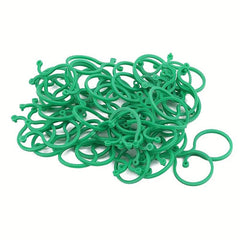 50pcs Garden Plant Stand Kit Trellis Clip Rattan Vegetable Twine & Ties
