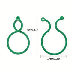 50pcs Garden Plant Stand Kit Trellis Clip Rattan Vegetable Twine & Ties
