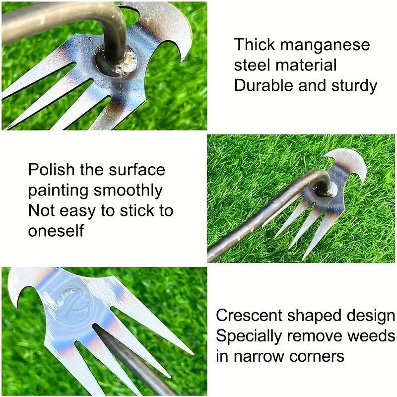 Manganese Steel Weeding Artifact Tool Dual Purpose Weeder