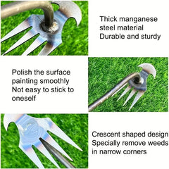 Manganese Steel Weeding Artifact Tool Dual Purpose Weeder