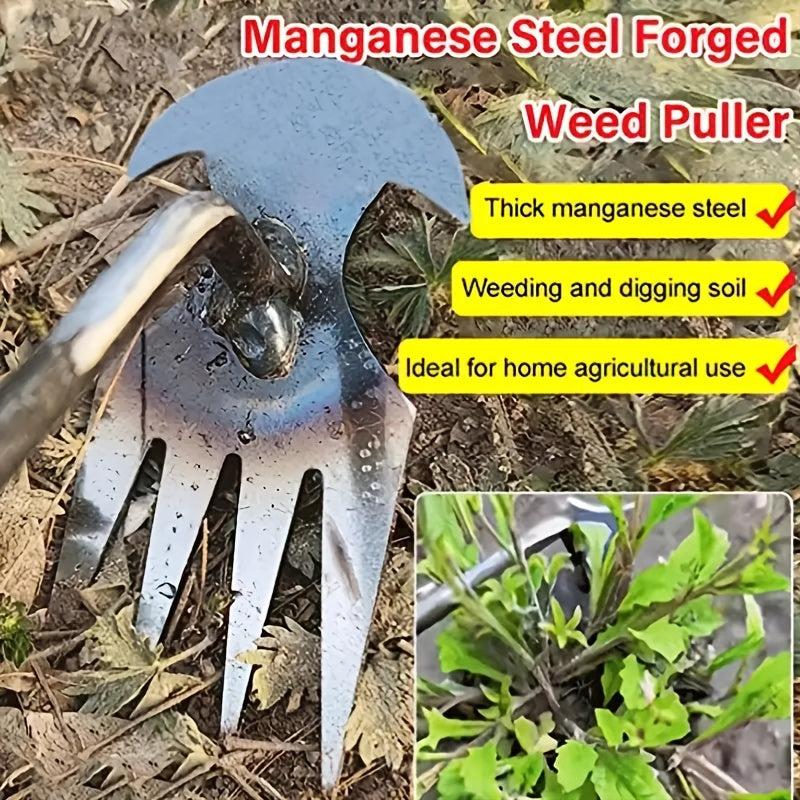 Manganese Steel Weeding Artifact Tool Dual Purpose Weeder