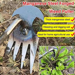 Manganese Steel Weeding Artifact Tool Dual Purpose Weeder
