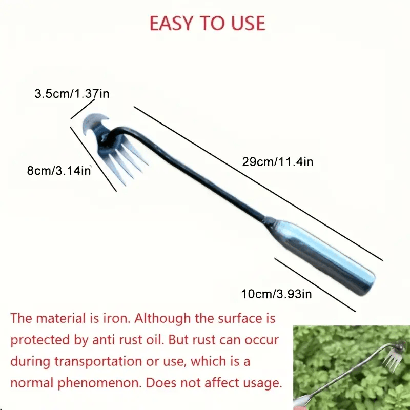 Manganese Steel Weeding Artifact Tool Dual Purpose Weeder
