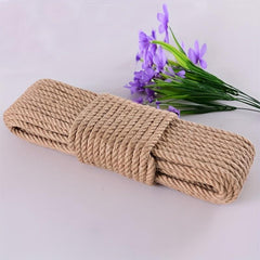 6mm Natural Hemp Rope Heavy Brown for Gardening Crafts