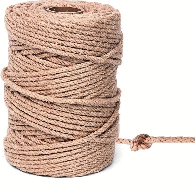 6mm Natural Hemp Rope Heavy Brown for Gardening Crafts