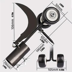 Garden Gap Weeding Hook Rolling Wheel Gardening Quick Tool