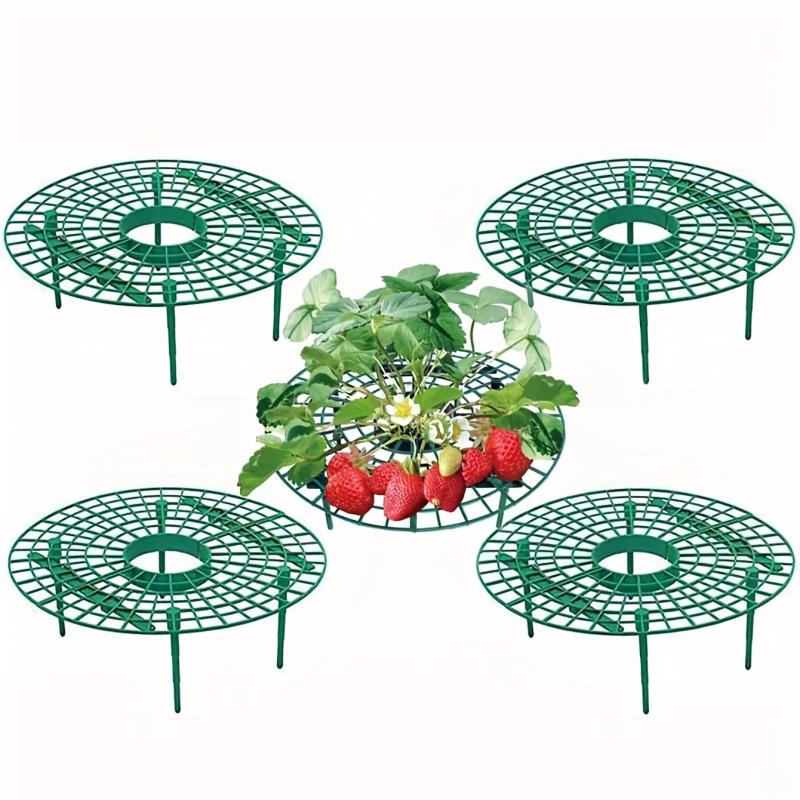 Green Strawberry Support Tray Balcony Planting Frame