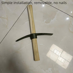 Small Pickaxe Hoe Wooden Handle Garden Digging Weeding Transplanting