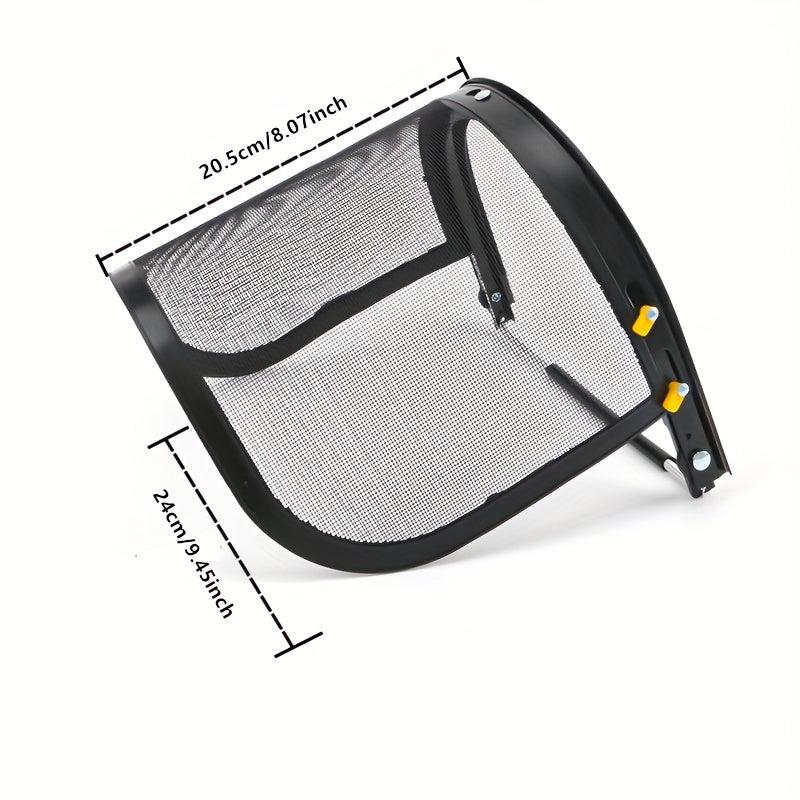 Forestry Helmet Mask Adjustable Mesh Sunshade Protection Chainsaw Hat